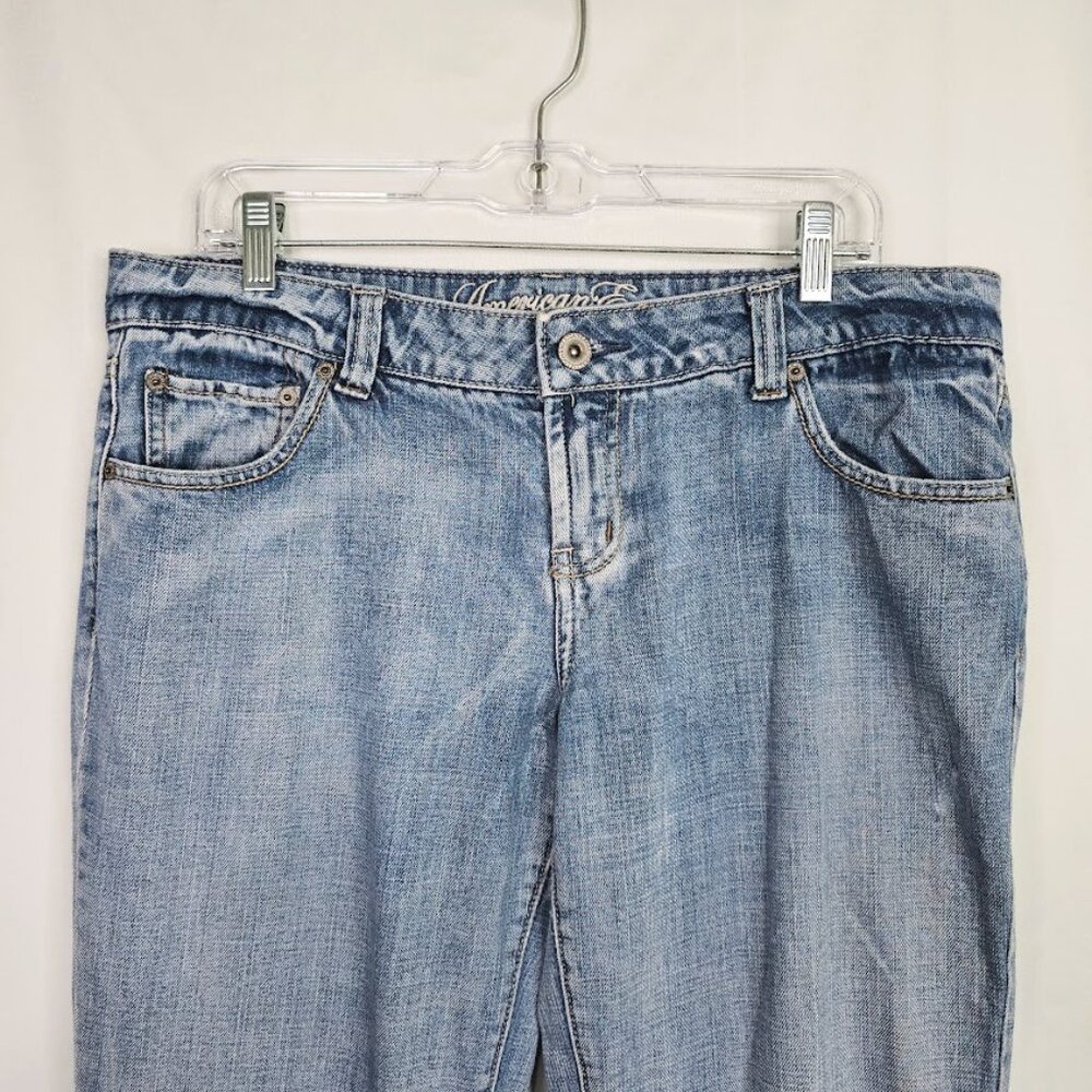 American Eagle Outfitters Light Blue Boyfriend Jeans - Picture 3 of 12